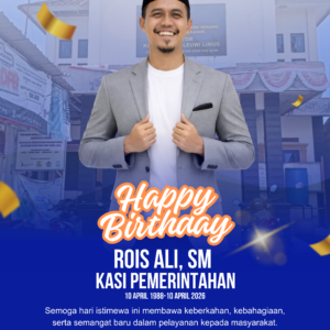 Happy Birthday Bang Kasipem