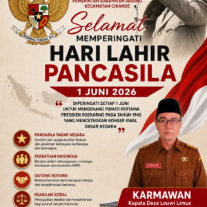 Pemerintah Desa Leuwi Limus Memperingati Hari Lahir Pancasila Tahun 2026