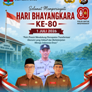 Pemerintah Desa Leuwi Limus Ucapkan Selamat Hari Bhayangkara ke-80, Perkuat Sinergi Mewujudkan Desa Aman dan Kondusif