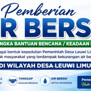PEMERINTAH DESA LEUWI LIMUS SALURKAN BANTUAN AIR BERSIH UNTUK MASYARAKAT TERDAMPAK KEKURANGAN AIR